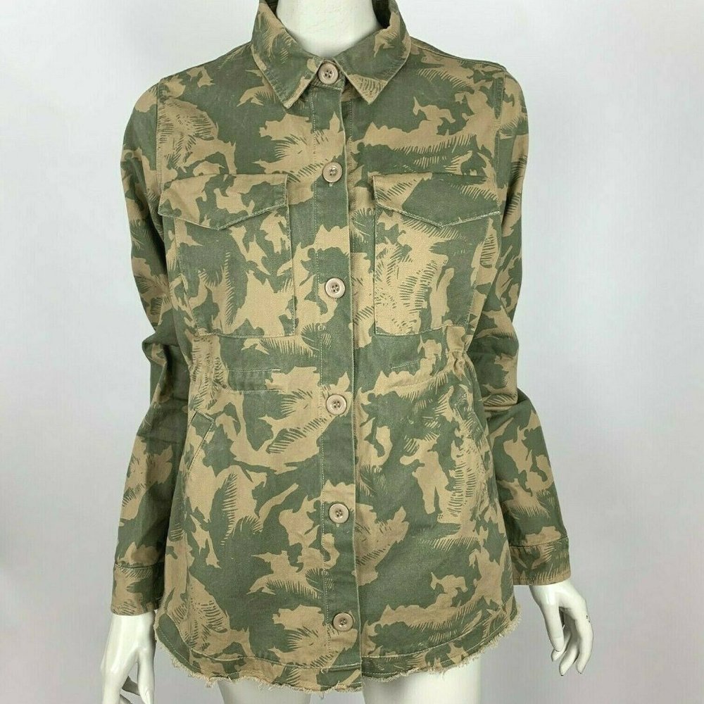 ELA Colleccion Camo‎ Army Cargo Jacket Pocket. RARE!